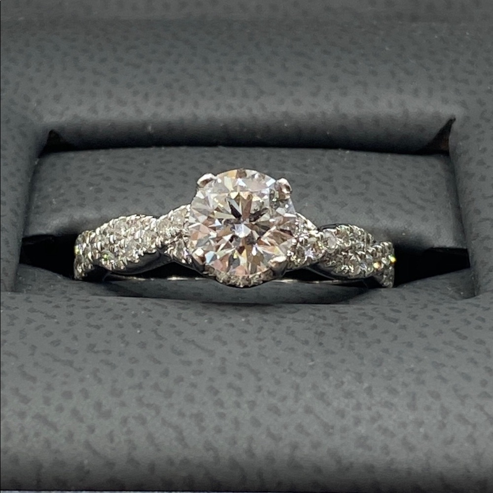 1.42 Carat Tolkowsky Diamond Ring